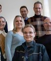 The career ambassadors offer impartial career guidance and are especially to provide younger researchers with clarity on the career paths available at the faculty. In the picture: Christian Lindholst, Cecilia Ramlau-Hansen, Ask Vest Christiansen, Lene Baad-Hansen, Kim Henningsen, Anette De Thurah, Alma Becic Pedersen, Lene Niemann Nejsum og Ludvig Muren.